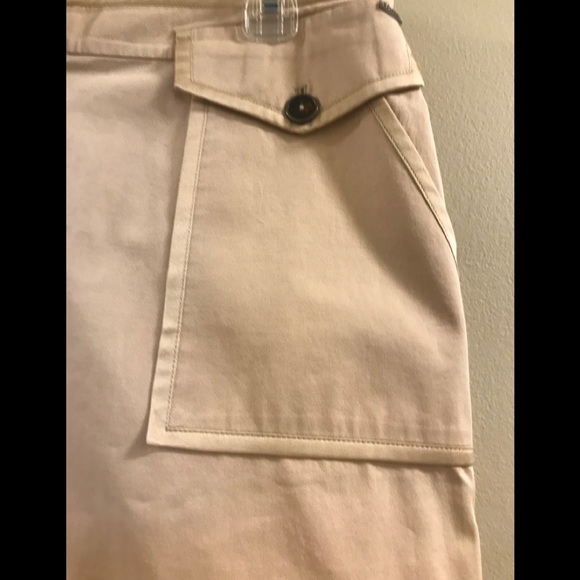 ST. JOHN Safari Style Khaki Skirt - Picture 6 of 16